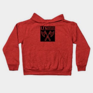 LFG Looking For Group Fighter Class Dual Axes Dungeon Tabletop RPG TTRPG Kids Hoodie